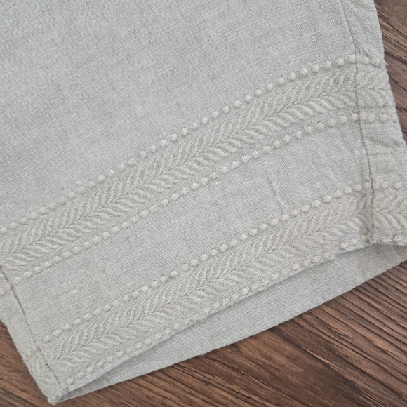 Chico's Cropped Slim Straight Pants — Light Taupe - Picture 2 of 4